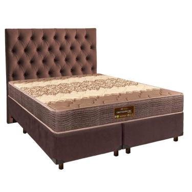 Imagem de Kit Cama Box + Cabeceira + Colchão Casal D26 - Ortophedic - Sankonfort