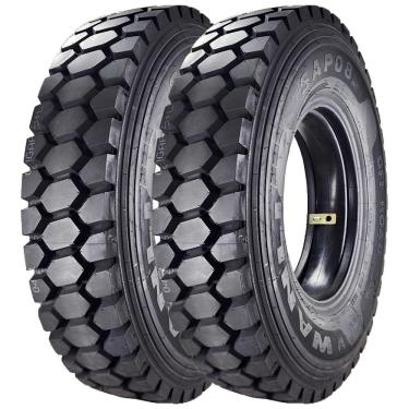 Imagem de Pneu Wanli 12.00R24 Aro 24 SAP08 160/157F 20 Lonas Borrachudo Kit2