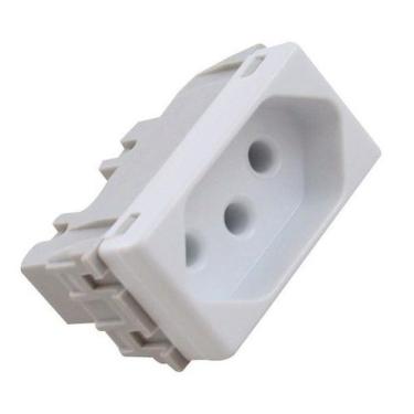 Imagem de Liz Módulo Tomada 2p+t 20a Branco 250v - Tramontina