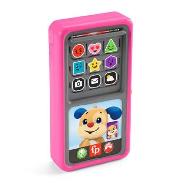 Imagem de Telefone deluxe de aprendizagem rosa fisher price - mattel hnm82