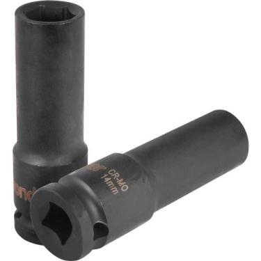 Imagem de Soquete Sextavado Longo Impacto 14mm Encaixe 1/2pol Vonder