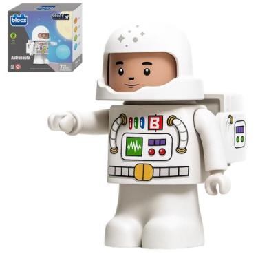 Imagem de Blocos de Montar Astronauta Space Explorer 7 Peças Blocz