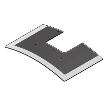 Imagem de Vidro Curvo Para Coifa De Parede 90Cm - FOGATTI