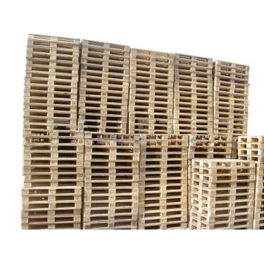 Imagem de Pallet Euro EPAL Reformado para Empresas - Madeira Pinus 120x80cm - PA