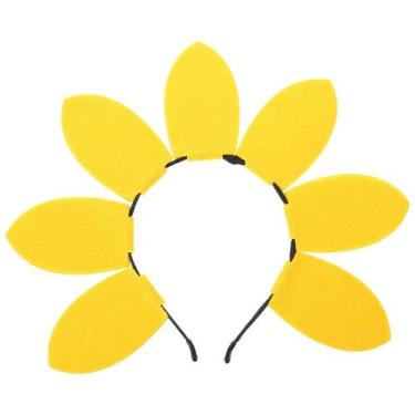 Imagem de Bandana STOBAZA Sunflower para meninas, maquiagem e festa de cosplay