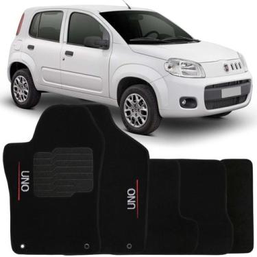 Imagem de Tapete Carpete Uno Novo 2011 à 2018 Logo Bordado Jogo 5 Peças Personal