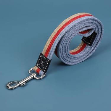 Imagem de Coleira para cães de 1,5 m para animais de estimação resistente, alça acolchoada confortável, trelas fortes para treinamento, caminhada, cachorro grande, médio e pequeno (vermelha, largura 2,0 cm