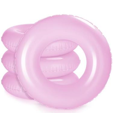 Imagem de ShinyRelief, 4 peças de piscina inflável, flutua, anéis de natação de 
