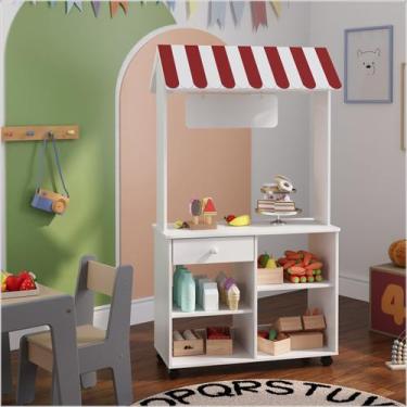 Imagem de Lojinha Infantil Branco Azul Vermelho - Drop de Casa