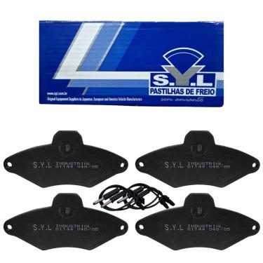 Imagem de Jogo de Pastilhas de Freio Dianteira Syl1144 P/ Citroen Xantia 1.6/1.8/1.9/2.0 1993 em diante