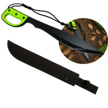 Imagem de Facão Machete 61cm com Lâmina 44cm Aço Inox e Bainha de Nylon Cabo Emb