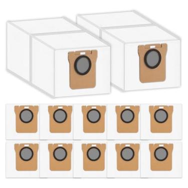 Imagem de (12 peças) X20 sacos de pó de substituição para Xiaomi X10 / X20 / X20 Pro / X20 Max, Dreame X50 Ultra Complete/ X40/L20 Ultra/ L50 Pro Ultra/ L10s Pro/ L10/ L10s/L20 Robô aspirador de pó, saco de