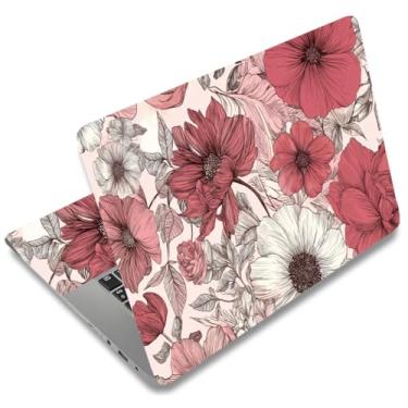 Imagem de SUPERDANT Linhas Flor Laptop Notebook Skin Adesivo Decalque Protetor de Laptop Notebook PC Computador Art Protector Universal Notebooks Art Decalque Serve para 12-15,6 polegadas
