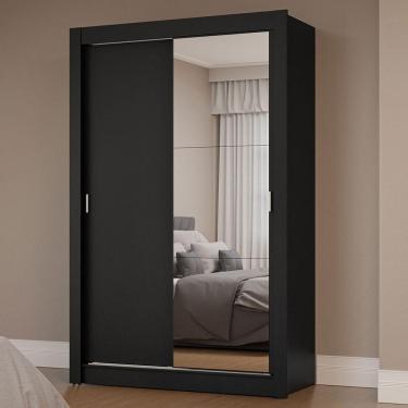 Imagem de Guarda-Roupa Solteiro 2 Portas Correr Com Espelho