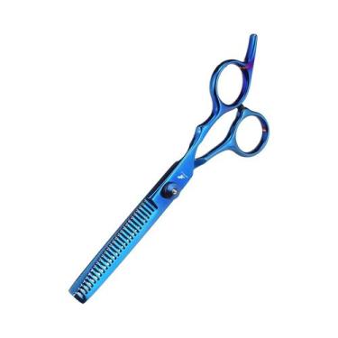 Imagem de Tesoura Profissional De Cabelo De 6 Polegadas, Tesoura De Desbaste Par