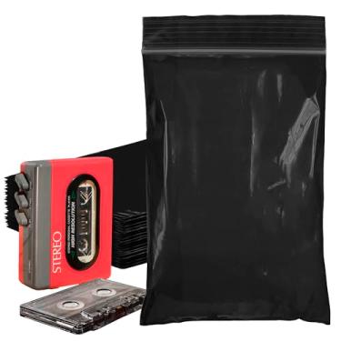 Imagem de PUREVACY Sacos de zíper âmbar para embalagem, 10 x 15 cm. Pacote com 1000 sacos de plástico. Sacos de plástico recicláveis. Sacos de zíper de polietileno de 2 mm de espessura. Saco reciclável com