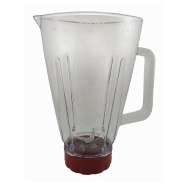 Imagem de Copo San S/ Fundo Liquidificador + Faca Vermelha Philips Walita Ri2240