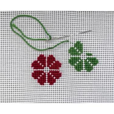 Imagem de Aidalux Zweigart Tela de costura Mono Deluxe – interloque de linha laranja 100% algodão, feito na Alemanha, ponto cruz branca e tecido bordado – 50,8 cm x 50,8 cm (1 peça) (malha branca 10)