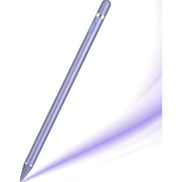 Imagem de DOGAIN Caneta Stylus ativa para tela sensível ao toque, iPad Pencil de ponta fina de 1,5 mm, canetas digitais recarregáveis para tablet, canetas Stylus compatíveis com iPad Air/Mini/Pro/Android/iPhone
