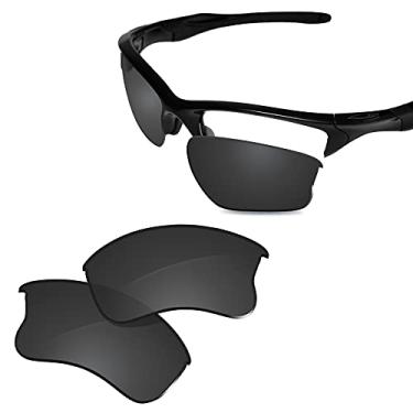 Imagem de Glintbay Lentes de óculos de sol de substituição 100% precisas para Oakley Half Jacket 2.0 XL OO9154 - preto avançado polarizado