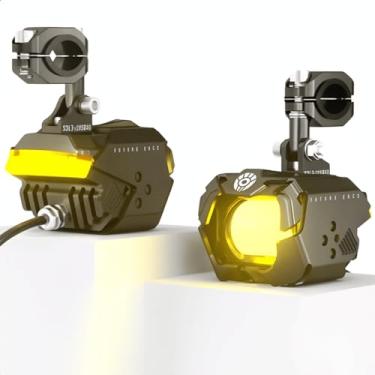 Imagem de Farol De Milha Moto Lâmpada Luz Led Auxiliar Neblina Universal Alta Potência