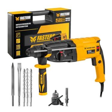Imagem de Martelete Rotativo 820W Fasterr FST047 SDS Plus com Maleta – 3 Funções: Perfuração, Impacto e Rompimento | Alta Potência e Precisão Profissional 127V