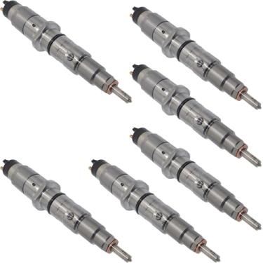 Imagem de HATRYIDA 6 peças de injeção de combustível 0986435522 para colheitadeira de grãos Rostselmash RSM-161 para motor Cummins QSL8.9