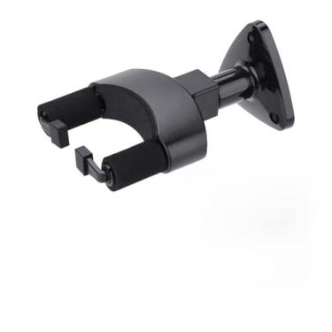 Imagem de RiToEasysports Cabide de Guitarra, Suporte de Parede Seguro para Instrumentos de Cordas, Display de Estúdio Com Almofada de Esponja, Plástico Preto