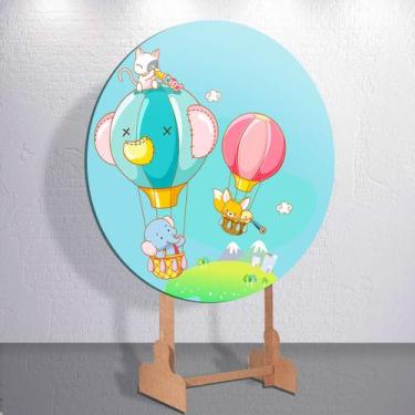 Imagem de Painel Redondo Estampas Infantil Capa Festa Tamanhos Diversos Grande M