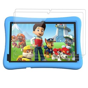 Imagem de Oshmirian 【Pacote com 2】 Protetor de tela para tablet Plimpton Kids 20 de 10,1 polegadas – vidro temperado, dureza 9H, antiarranhões, sem bolhas, transparente HD, fácil instalação
