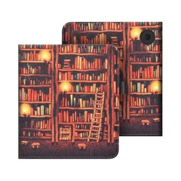 Imagem de Capa De Couro De 7 Polegadas Para KOBO Libra Color Libra 2 Libra H2O C