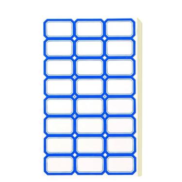 Imagem de 10 folhas de adesivos de preço de escrita à mão em branco para escola, escritório, casa, preços, organização de vendas, etiquetas de escrita