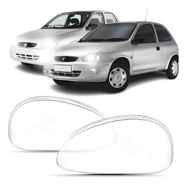 Imagem de Par Lente Farol Corsa Classic 2001 2002 2003 2004 2005 á 2009 - NK