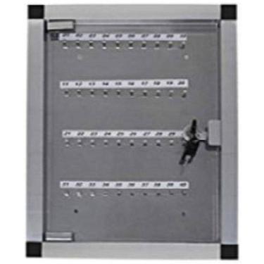 Imagem de Claviculário De Chaves Em Alumínio Porta Acrílico 50 Chaves