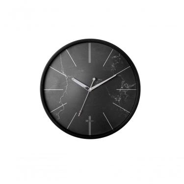 Imagem de Relógio De Parede Preto Fosco Herweg 686262 Único