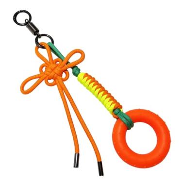 Imagem de DAOSUN Amuletos de bolsa paracord com treinador de força de aderência, pingentes de bolsa de corda tecida à mão para bolsas, bolsas, mochilas, acessórios fofos para mulheres adolescentes, amantes de