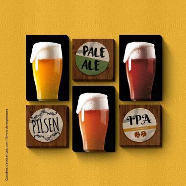 Imagem de Tipos De Cerveja Com 15mm De Com Borda Infinita 15mm