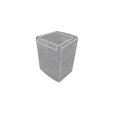 Imagem de Capa para Máquina de Lavar, PVC com Forro de Poliéster, 58x80cm, Compatível com Consul Maré, Brastemp Clean, Brastemp Ative, Electrolux