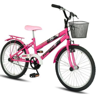 Imagem de Bicicleta Aro 20 South Grazzy infantil Feminino Paralama e Cesto-Feminino