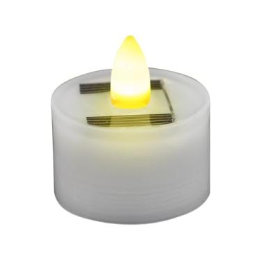 Imagem de Velas solares ao ar livre, vela cintilante sem chama | Luzes de chá à prova d'água sem chama para planejadores de eventos, jardim, casamento, acampamento, piquenique, varanda, feriado, Dia das Bruxas