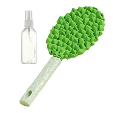 Imagem de Escovas de cuidados para cães – Escova para gatos em forma de Durian, pente de massagem macio com frasco de spray, suprimentos para animais de estimação com alça antiderrapante para uso diário, uso