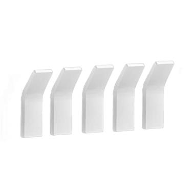 Imagem de Cabide montado na parede, ganchos de roupão sem perfuração, gancho de banheiro preto para toalhas, liga de alumínio, decoração de parede, ganchos para casacos, cabides de roupas, cabides de casaco