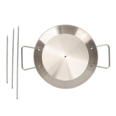 Imagem de Grelha de espeto vertical, churrasqueira de aço inoxidável para cozinhar ao ar livre, design destacável para, churrasqueira multifuncional excelente para reuniões de família, kebabs e (cor original)