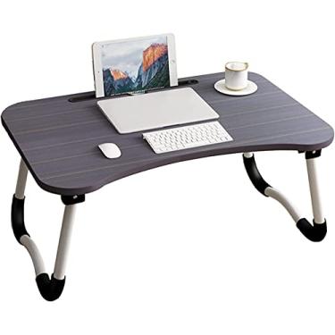 Imagem de Mesa dobrável para computador portátil suporte de mesa dobrável para laptop bandeja de cama multifuncional mesa para laptop preguiçosa mesa de laptop cama para escritório em casa escola (cor: estilo 2