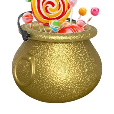 Imagem de Balde de doces de Halloween – Balde de doces para doces de Halloween, adereços portáteis de festa, decorações de casa para crianças, adultos, gabinete, meninos, meninas, crianças, festivais internos