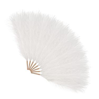 Imagem de Flower Party P Artificial Nordic Garden Wedding Bouquet Grass Styles Decor Style Reeds Outdoor Ampas Varanda Flores Artificiais Flores Amarelas Artificiais Flores Artificiais (Cor: Branco, Tamanho: Um