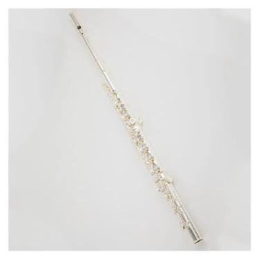 Imagem de Flauta Outfit Instrumento Flauta de Cobre Banhado a Prata Botão Francês Dividido Mecanismo E 17 Furos