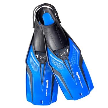 Imagem de MARES Nateeva Snorkeling Fins | nadadeiras de salto aberto para adultos e jovens, azul, médio/grande