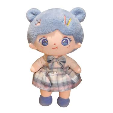 Imagem de Boneca de brinquedo de pelúcia, algodão, menina, 25 cm