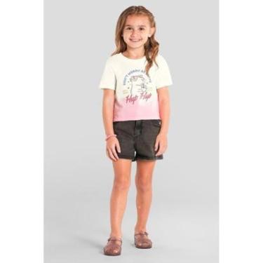 Imagem de Blusa infantil menina brilhante de capivara Brandili-Feminino